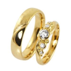 Brook wedding rings