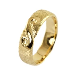 Men's Infinity ring in 14k gold