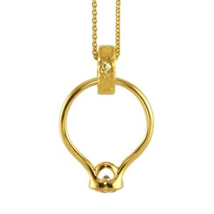 Wear your wedding ring on a necklace