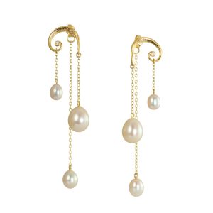 Deabelle long pearl earrings