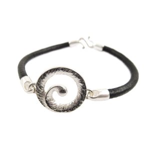 Sprout leather bracelet
