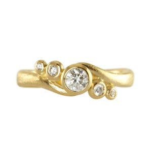 5-stens Embrace ring